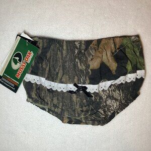 Wolf Mountain Apparel Mossy Oak w Lace Girls OSFM Bloomers Brand New w Tags
